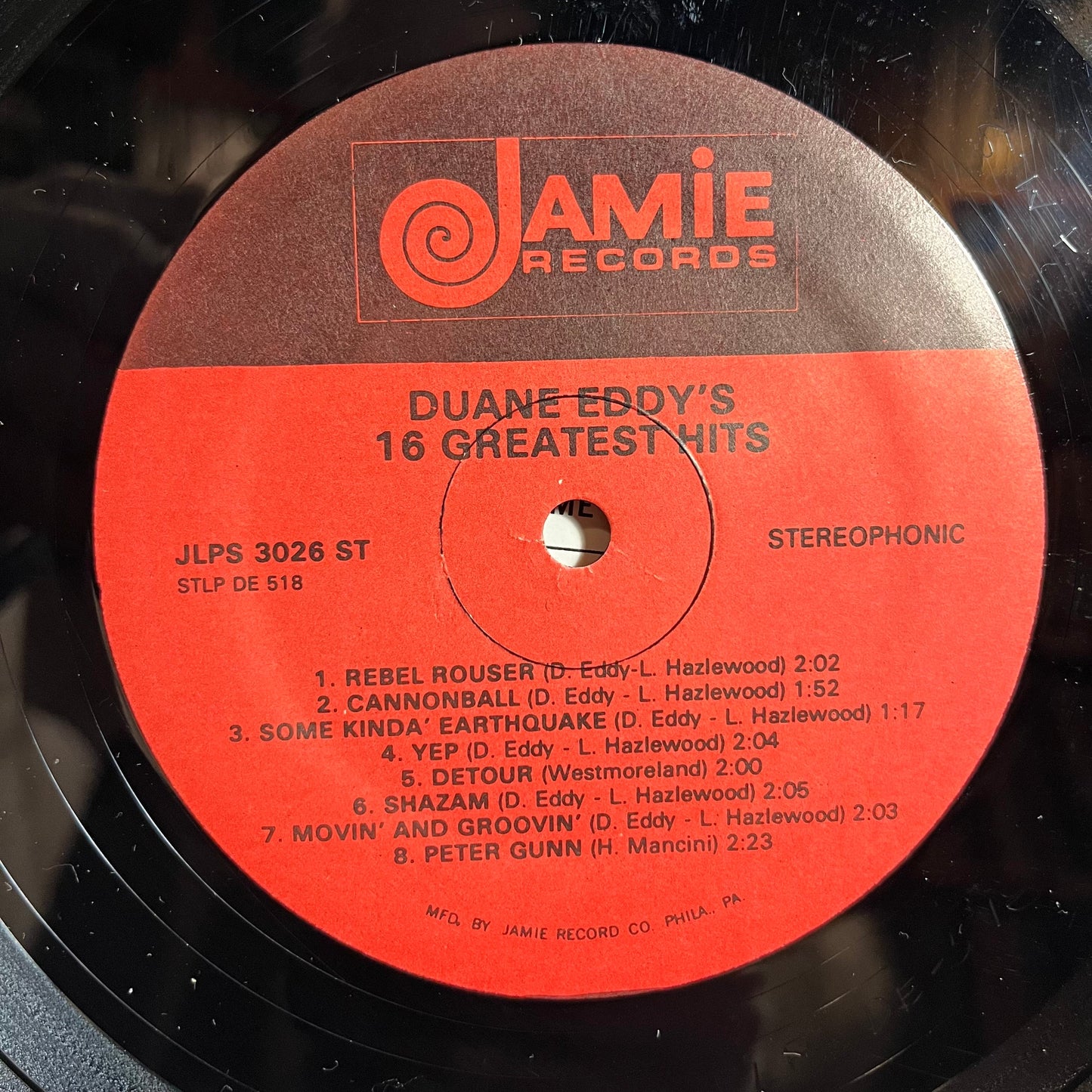 Duane Eddy - Duane Eddy's 16 Greatest Hits (VINYL) | Excellent (EX)--
