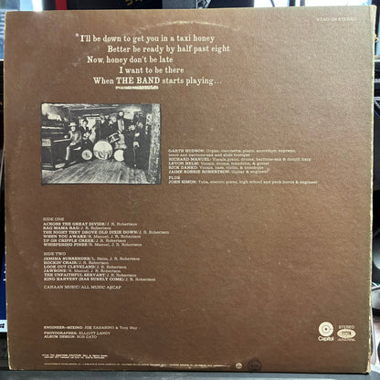 The Band - The Band (VINYL) | Very Good Plus (VG+) Excellent (EX)--