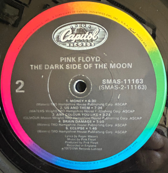 Pink Floyd - The Dark Side Of The Moon (VINYL) | Very Good Plus (VG+) Very Good (VG)--