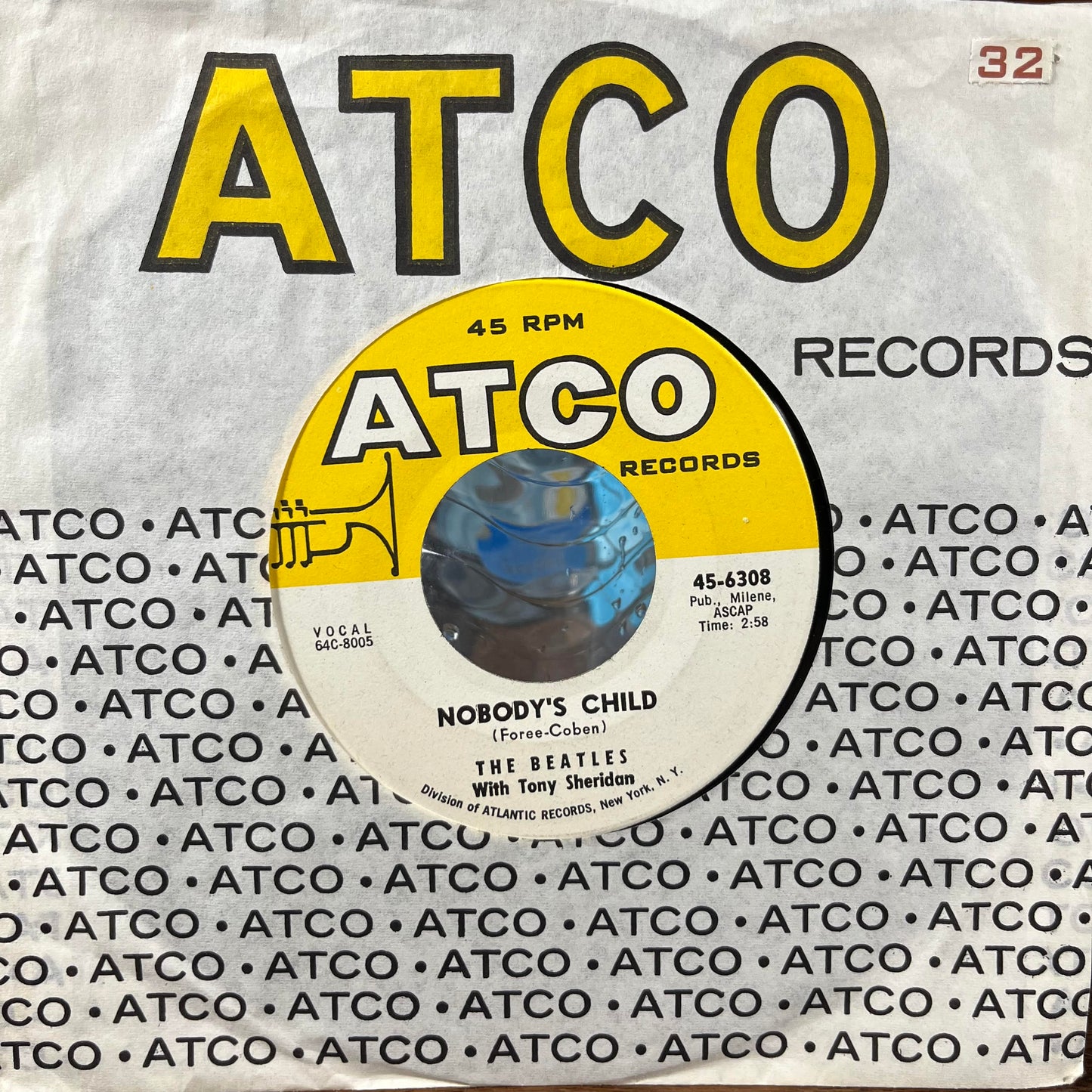 The Beatles - Ain't She Sweet / Nobody's Child (7" VINYL) |-