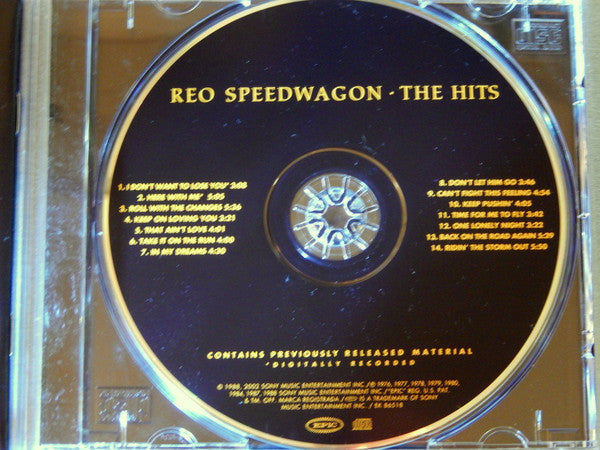 REO Speedwagon - The Hits (CD) | Very Good Plus (VG+) Excellent+ (EX+)--