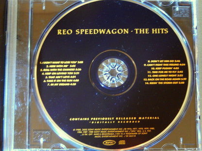 REO Speedwagon - The Hits (CD) | Very Good Plus (VG+) Excellent+ (EX+)--