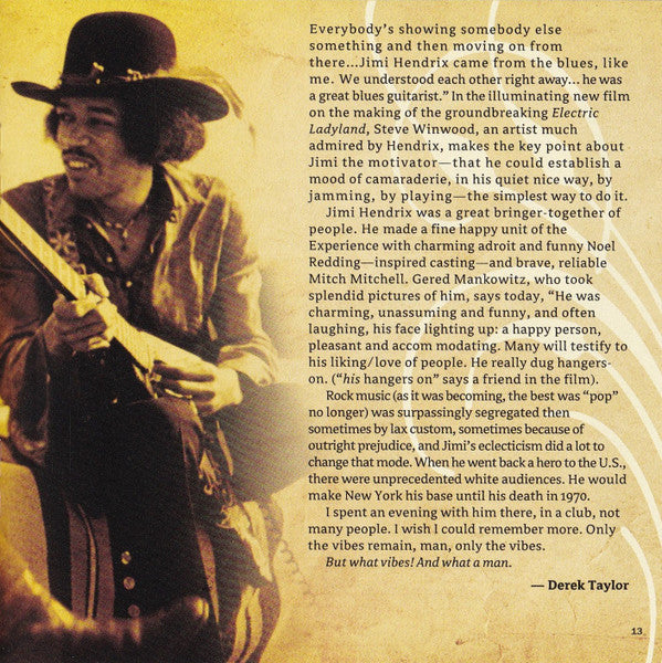 The Jimi Hendrix Experience - Electric Ladyland (CD) | Very Good Plus Plus (VG++) Near Mint (NM)--