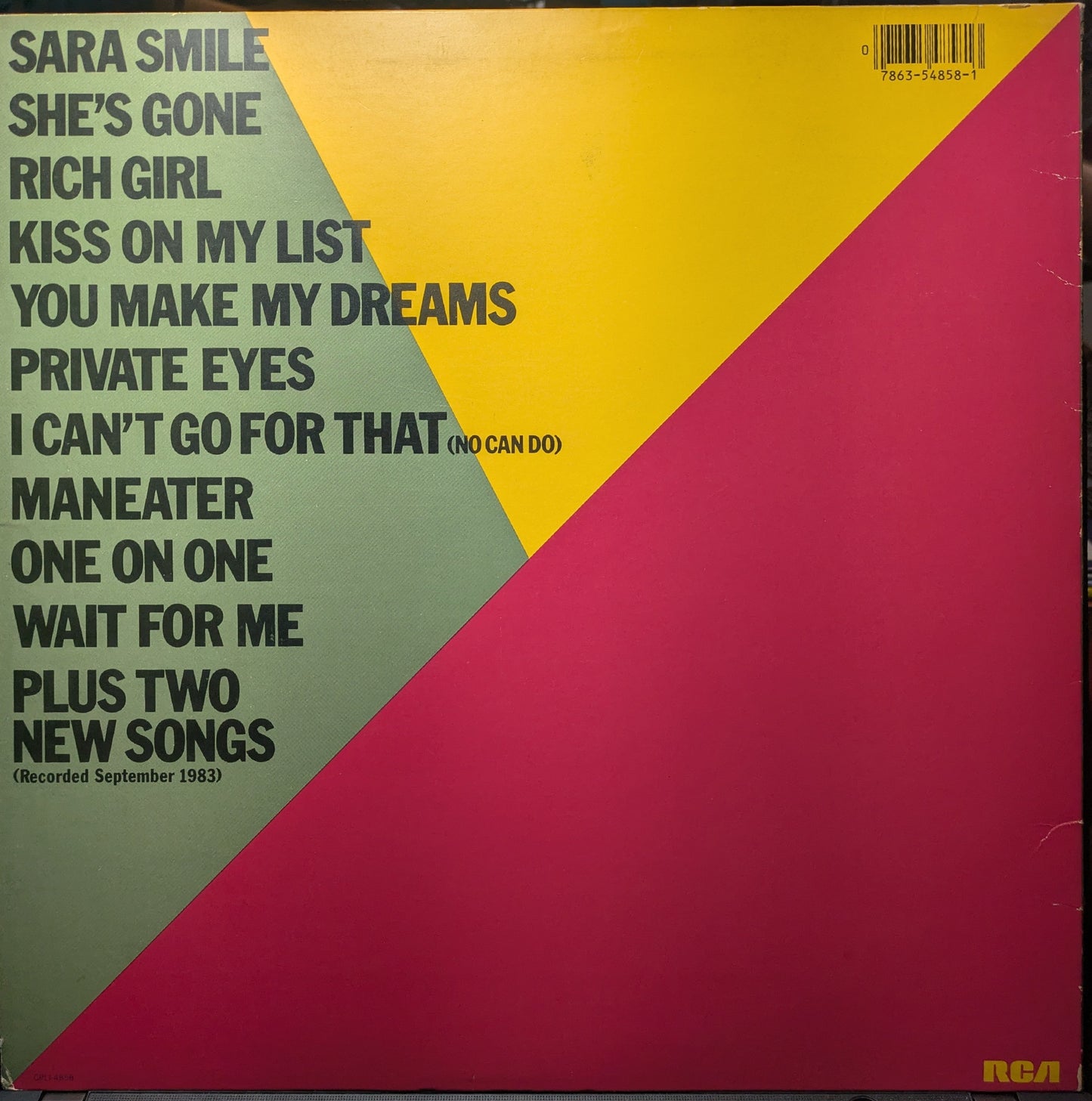 Daryl Hall & John Oates - Rock 'N Soul Part 1 (VINYL) | Excellent (EX)-