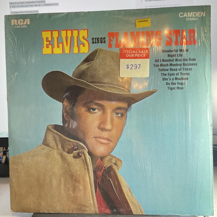 Elvis Presley - Elvis Sings Flaming Star (VINYL) | Very Good Plus (VG+) Excellent+ (EX+)--