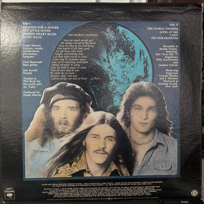 Frank Marino - World Anthem (VINYL) | Very Good Plus (VG+) Excellent (EX)--