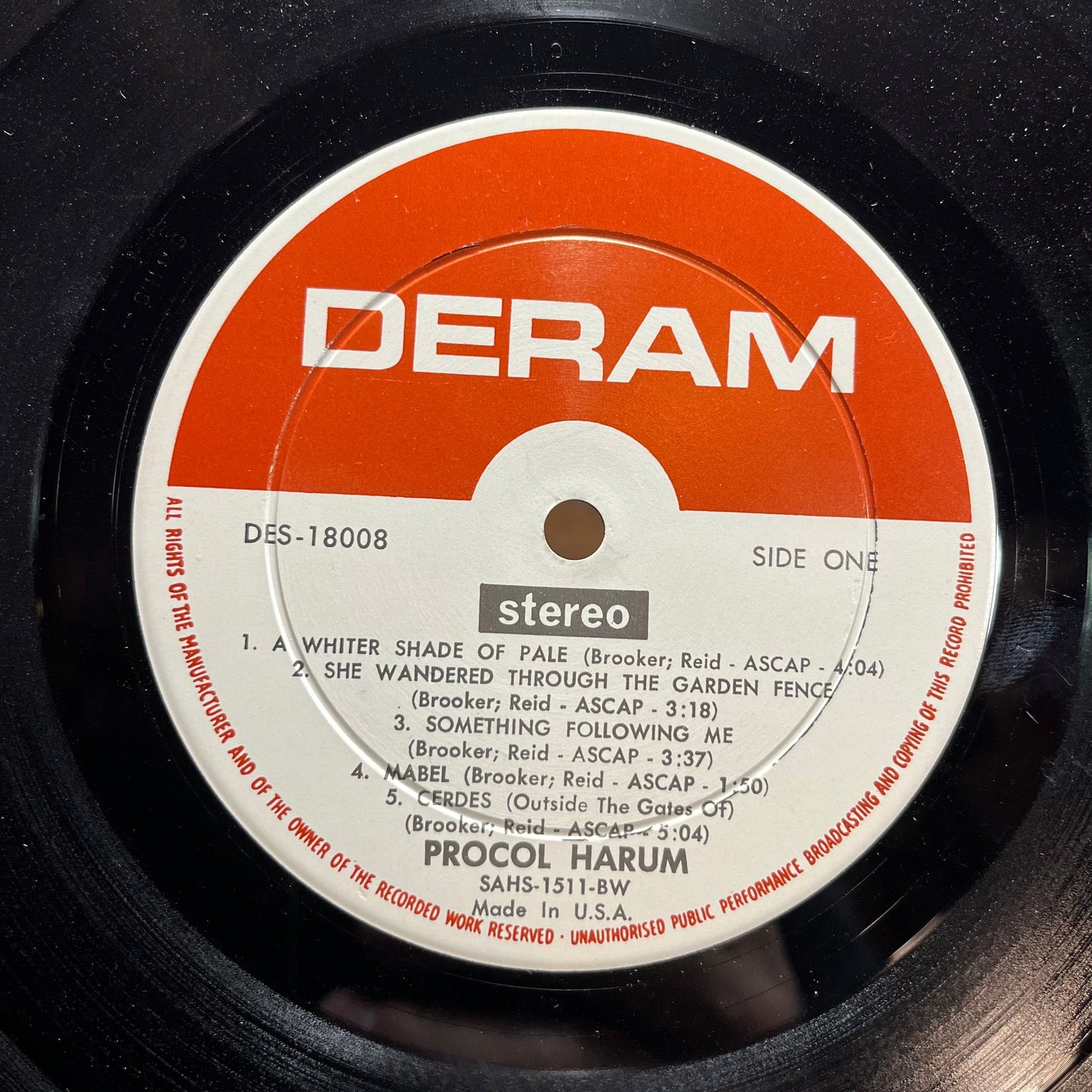 Procol Harum - Procol Harum (VINYL) | Excellent+ (EX+)-