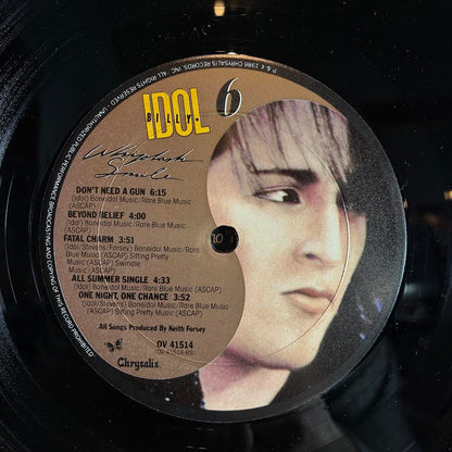 Billy Idol - Whiplash Smile (VINYL) | Very Good Plus (VG+) Excellent+ (EX+)--
