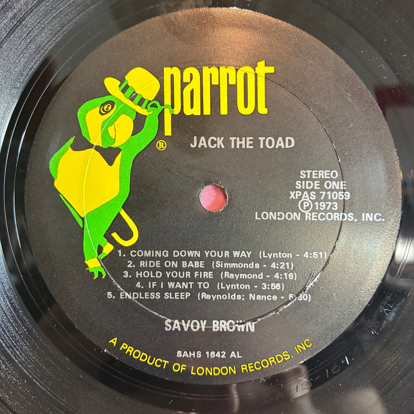 Savoy Brown - Jack The Toad (VINYL) | Very Good Plus (VG+) Excellent (EX)--