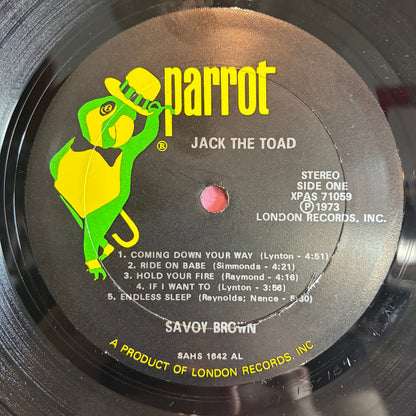 Savoy Brown - Jack The Toad (VINYL) | Very Good Plus (VG+) Excellent (EX)--