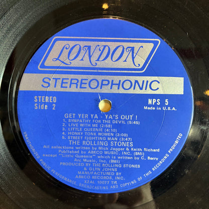 The Rolling Stones - Get Yer Ya-Ya's Out! - The Rolling Stones In Concert (VINYL) | Very Good Plus (VG+) Very Good (VG)--