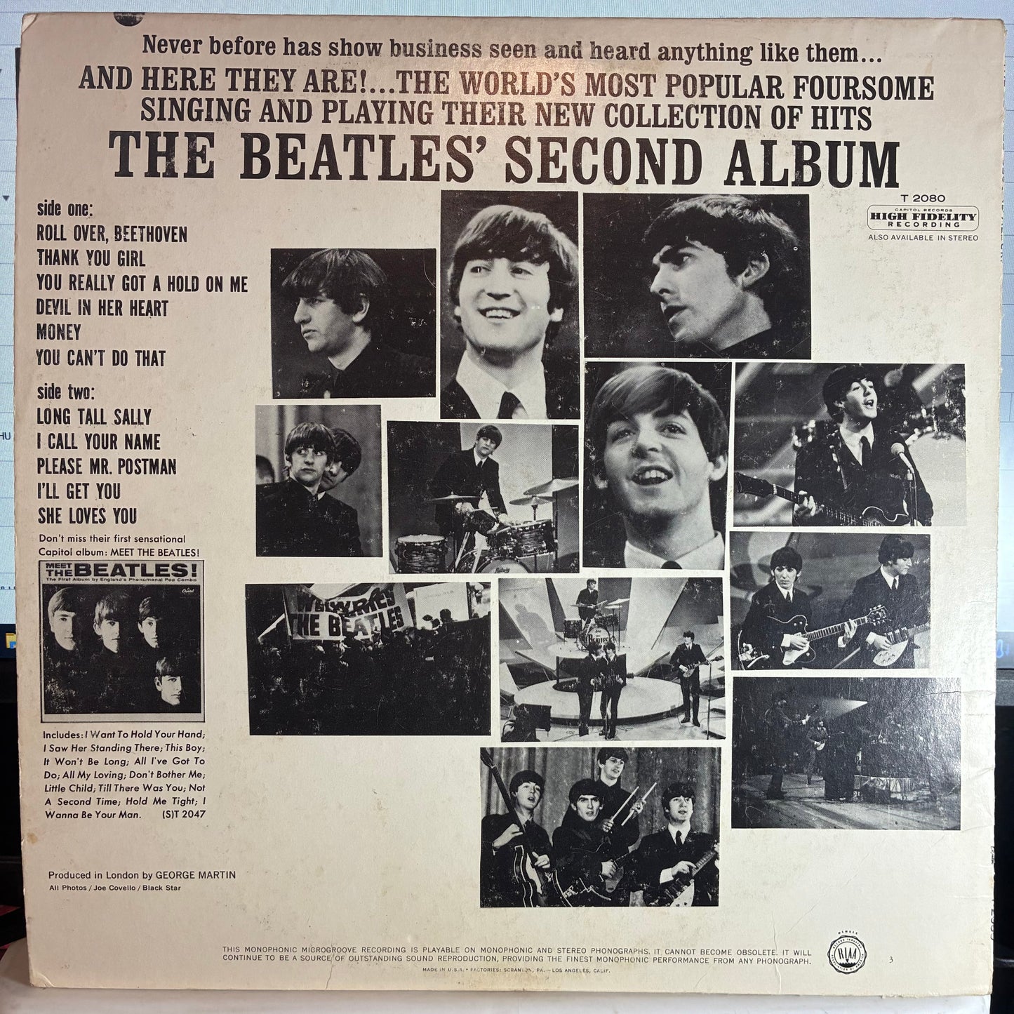 The Beatles - The Beatles' Second Album (VINYL) | Very Good Plus (VG+) Very Good Plus Plus (VG++)--