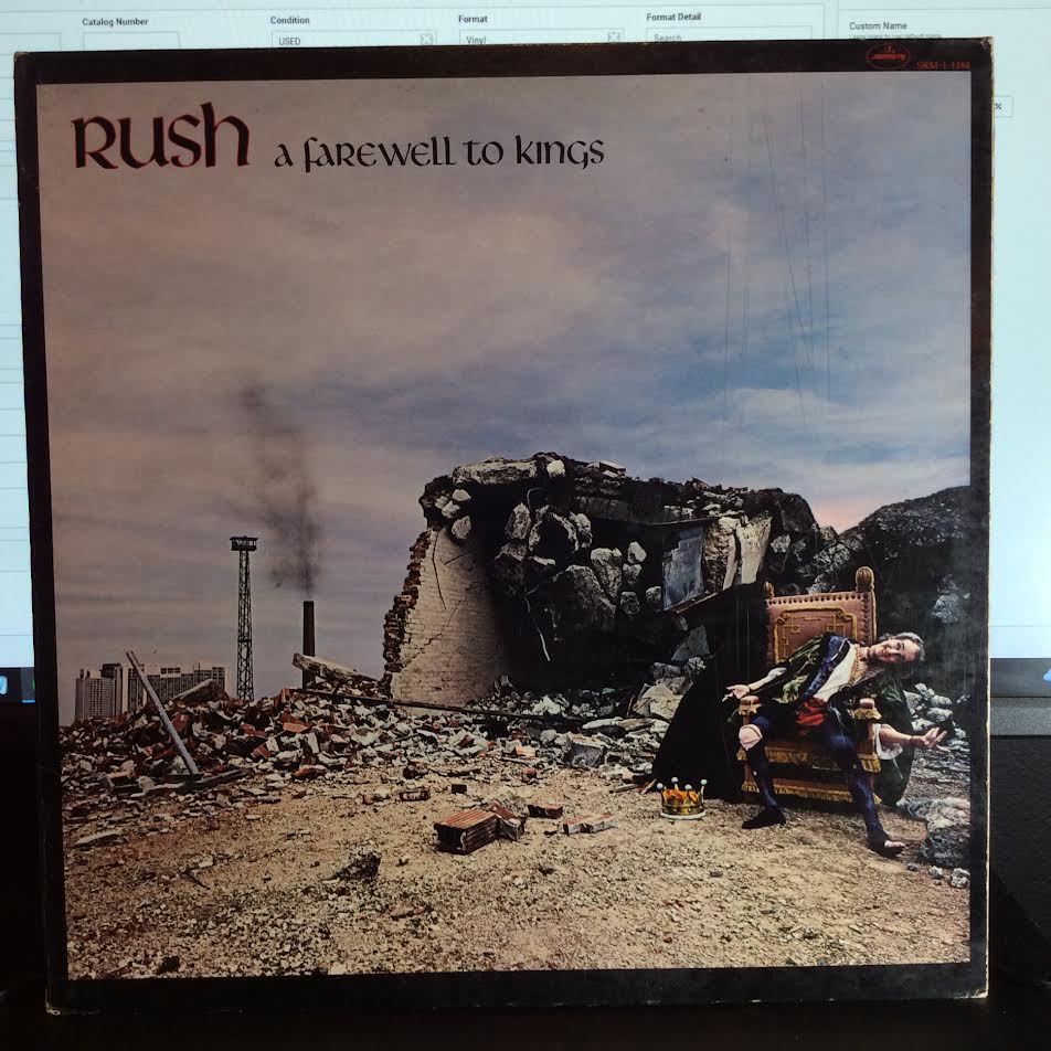 Rush - A Farewell To Kings ( VINYL LP Mercury – SRM-1-1184) | USED Very Good Plus (VG+) Excellent (EX)--