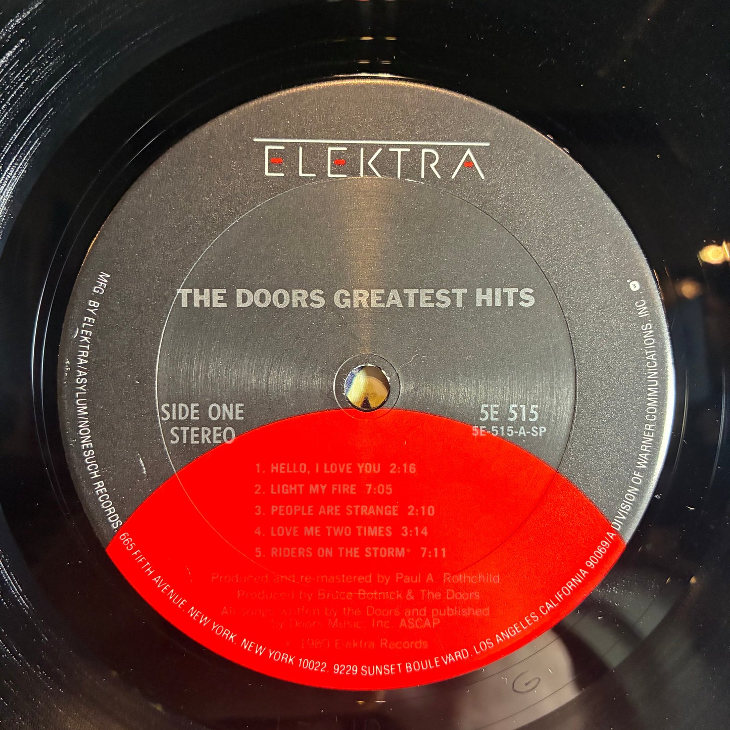 The Doors - Greatest Hits (VINYL) | Excellent (EX)-