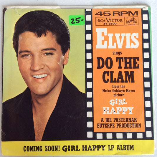 Elvis Presley - Do The Clam / You'll Be Gone (7" VINYL) | Excellent (EX)-