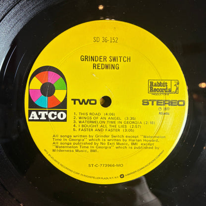 Grinderswitch - Redwing (VINYL) | Very Good Plus (VG+)--