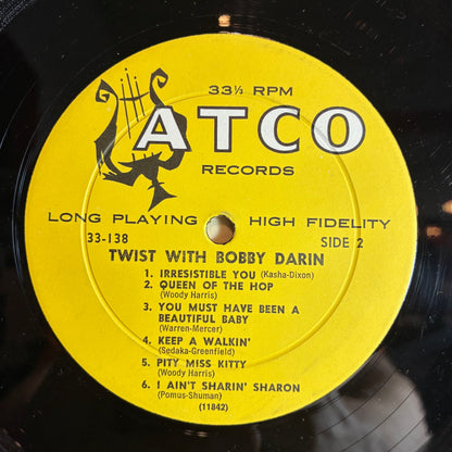 Bobby Darin - Twist With Bobby Darin (VINYL) | Very Good Plus (VG+) Very Good (VG)--
