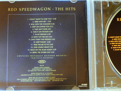 REO Speedwagon - The Hits (CD) | Very Good Plus (VG+) Excellent+ (EX+)--
