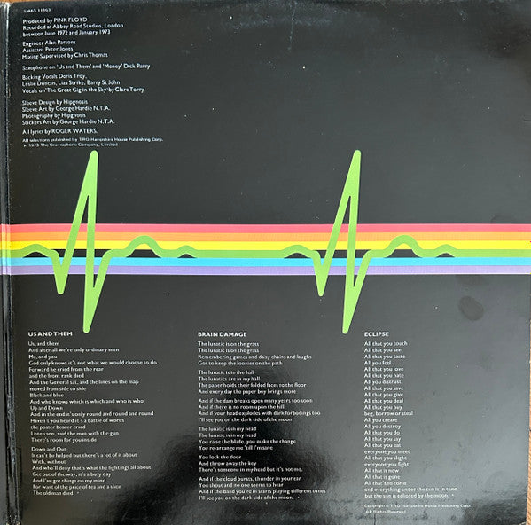 Pink Floyd - The Dark Side Of The Moon (VINYL) | Very Good Plus (VG+) Very Good (VG)--