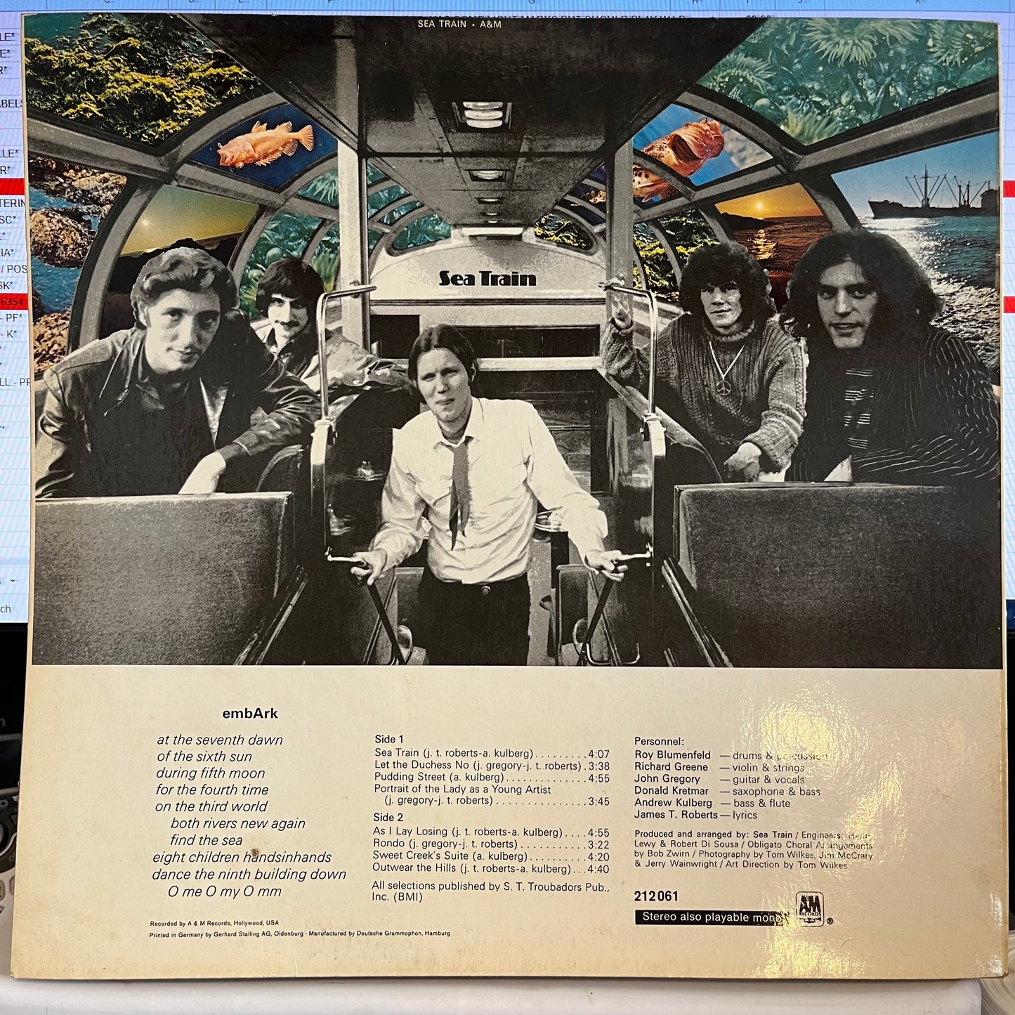 Seatrain - Sea Train *GERMANY* | Very Good Plus (VG+) Excellent (EX)--