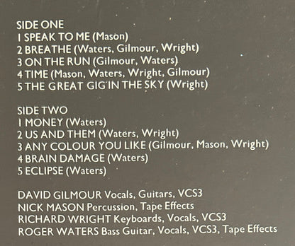 Pink Floyd - The Dark Side Of The Moon (VINYL) | Very Good Plus (VG+) Very Good (VG)--