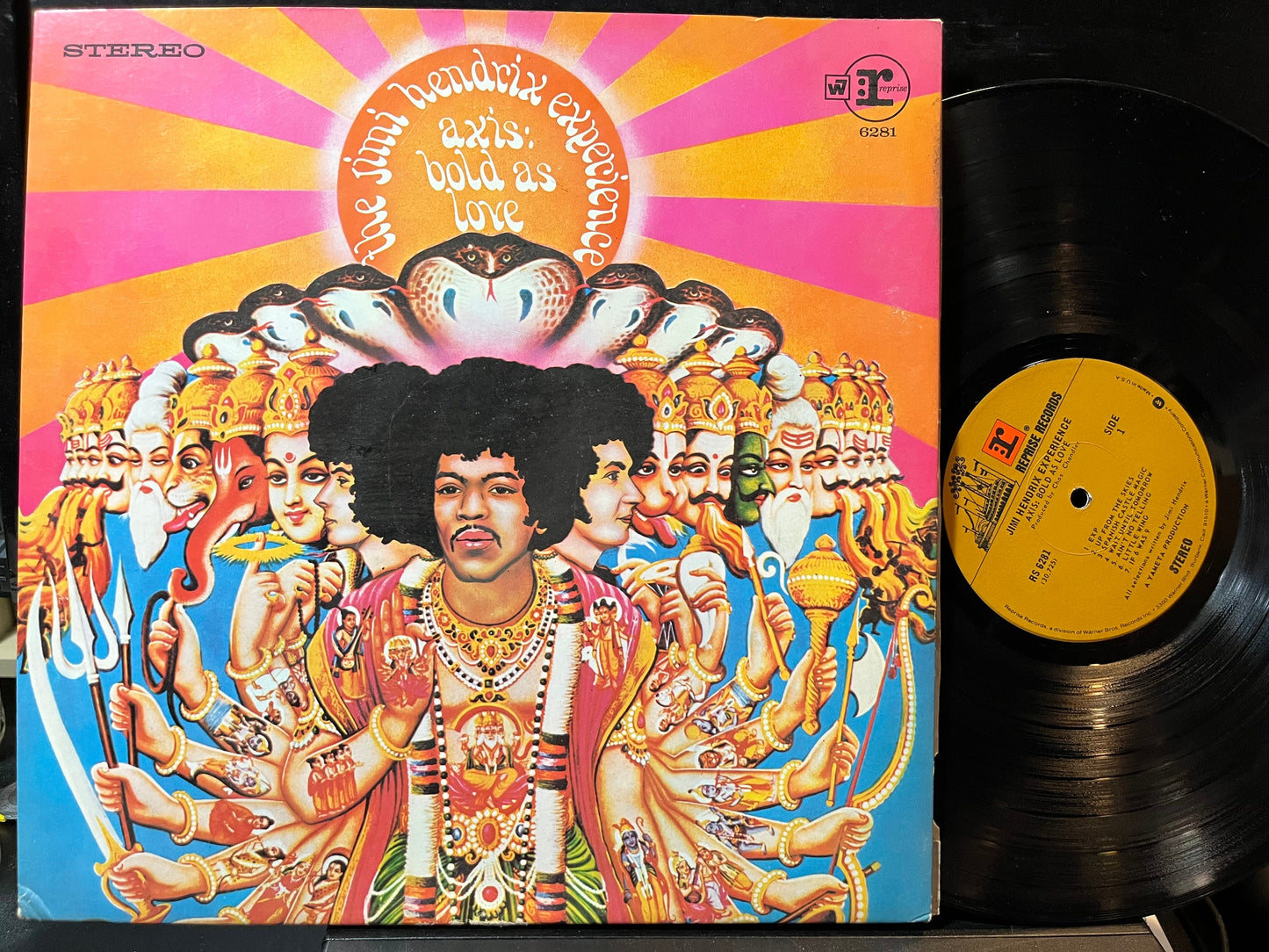 The Jimi Hendrix Experience - Axis: Bold As Love (VINYL LP Reprise RS 6281 1976) | USED Very Good (VG) Excellent+ (EX+)-
