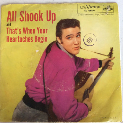 Elvis Presley - All Shook Up (7" VINYL) | Very Good (VG) Very Good (VG)--