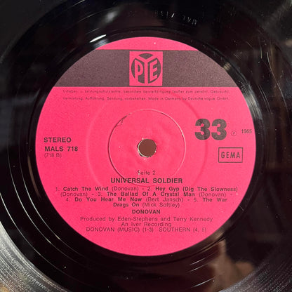 Donovan - Universal Soldier *GERMANY* | Very Good (VG) Excellent (EX)--