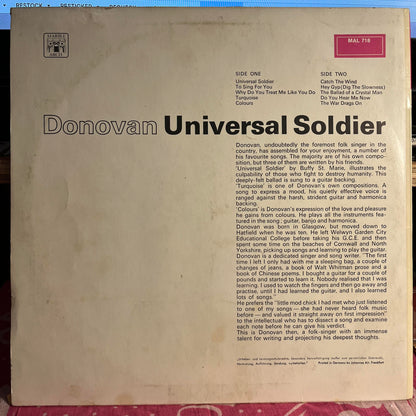 Donovan - Universal Soldier *GERMANY* | Very Good (VG) Excellent (EX)--