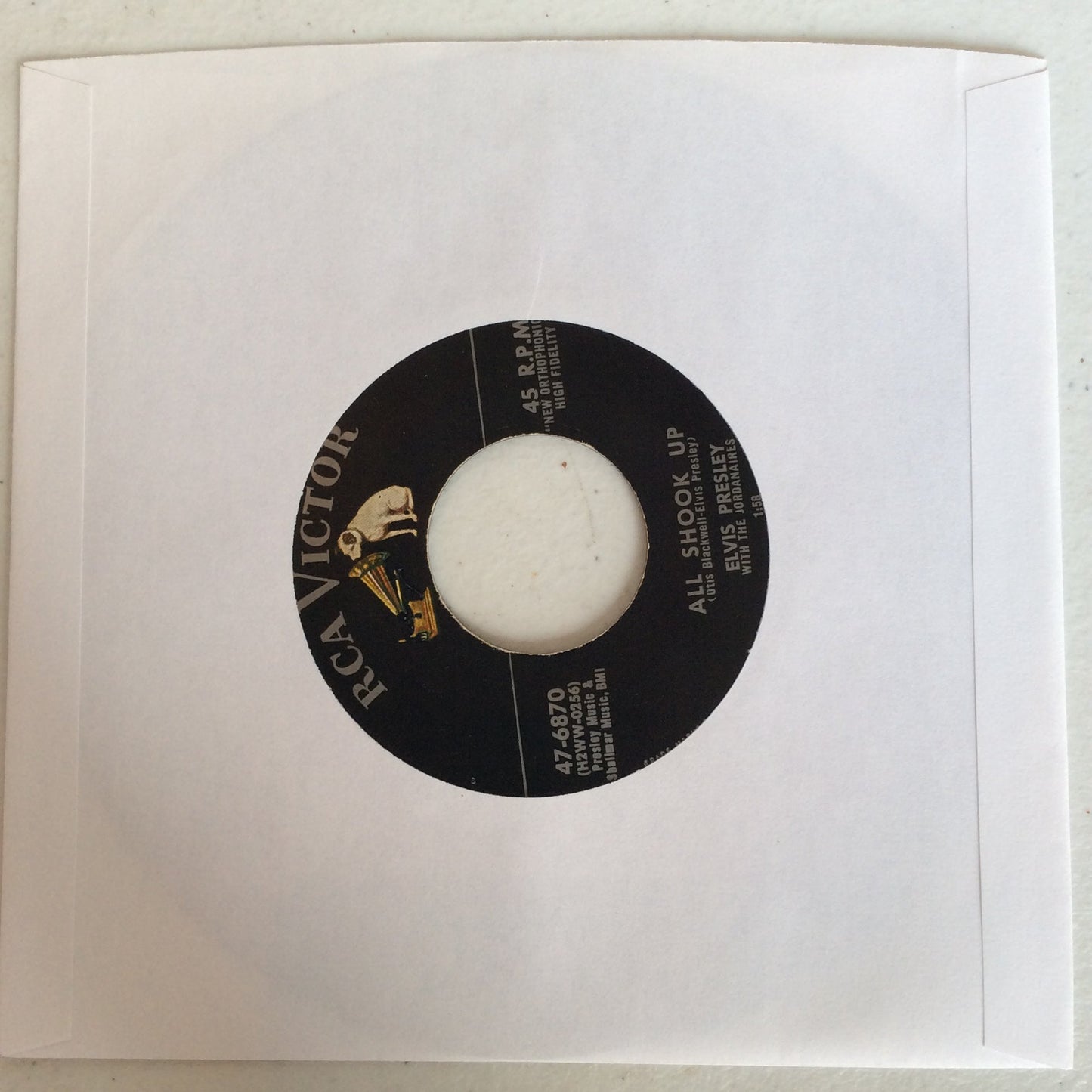 Elvis Presley - All Shook Up (7" VINYL) | Very Good (VG) Very Good (VG)--