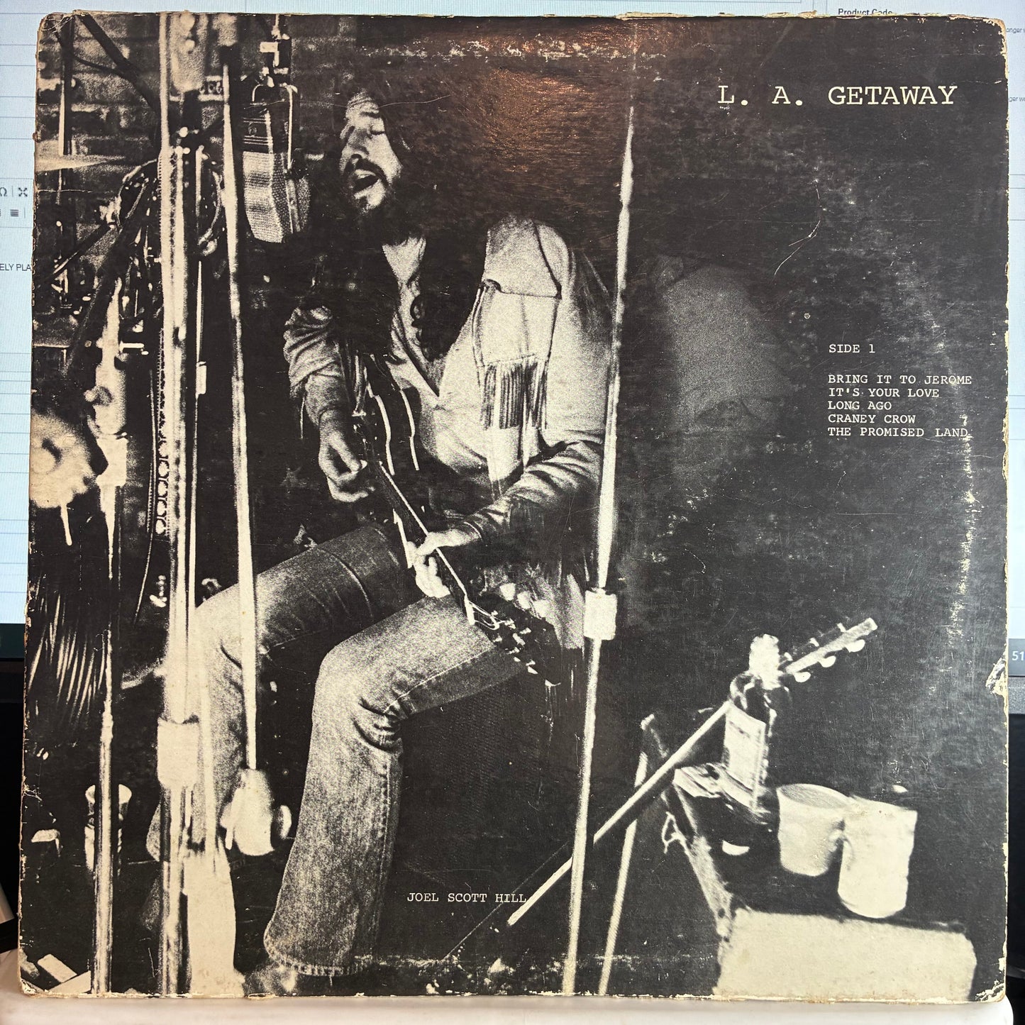 Joel Scott Hill - L. A. Getaway (VINYL) | Very Good (VG) Very Good (VG)-