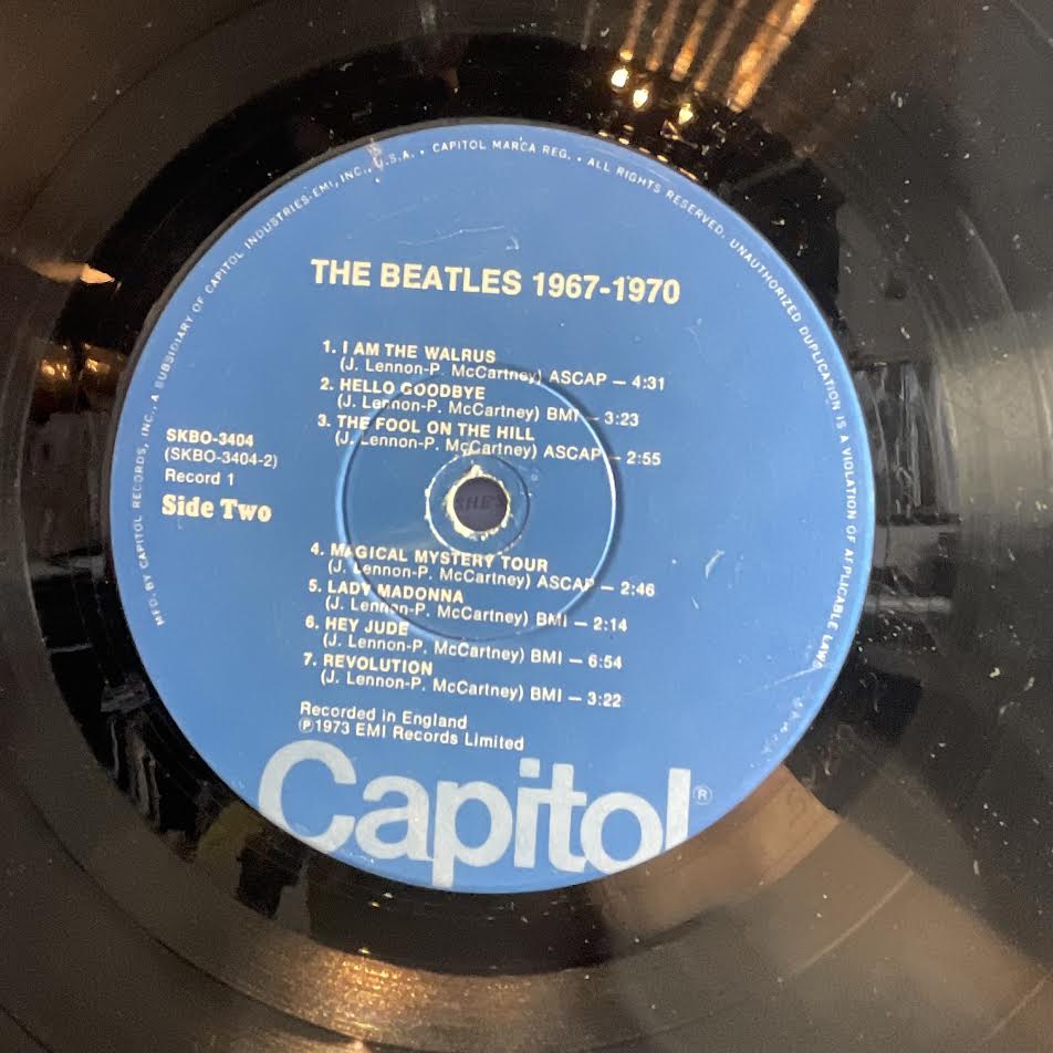 The Beatles - 1967-1970 (2x VINYL) | Very Good (VG) Very Good Plus (VG+)--