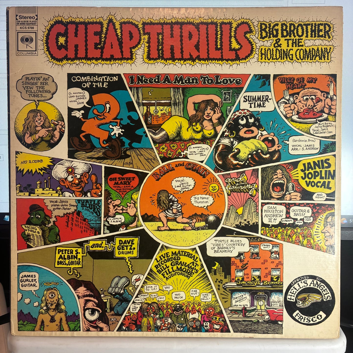 Big Brother & The Holding Company - Cheap Thrills (VINYL) | Very Good (VG) Very Good Plus (VG+)--