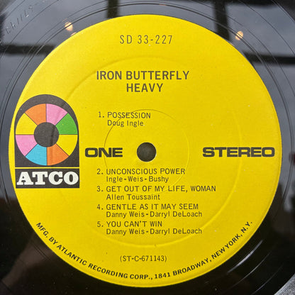 Iron Butterfly - Heavy (VINYL) | Very Good (VG) Very Good (VG)--