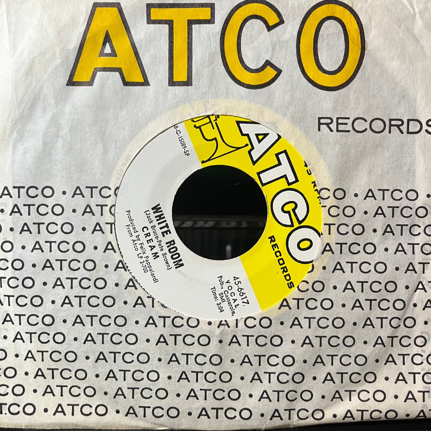 Cream - White Room (VINYL 7") | Excellent (EX) Near Mint (NM)-