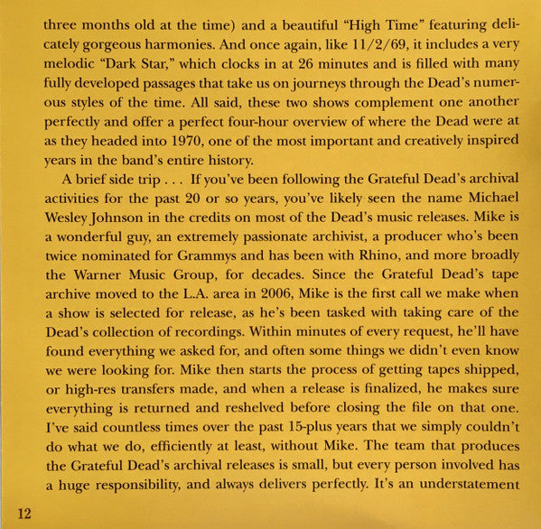Dave's Picks, Volume 43 (3xCD)(San Francisco, 11/2/69 • Dallas, 12/26/69) | Mint (M) Near Mint (NM)-