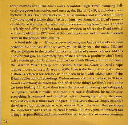 Dave's Picks, Volume 43 (3xCD)(San Francisco, 11/2/69 • Dallas, 12/26/69) | Mint (M) Near Mint (NM)-