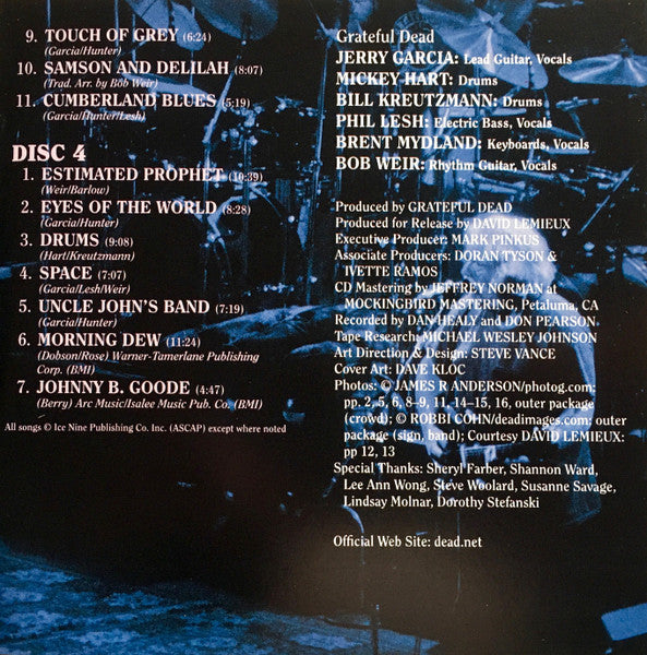 Dave's Picks, Volume 36 (CD BOX)(Hartford Civic Center, Hartford, CT • 3/26-27/87) | Mint (M) Near Mint (NM)-