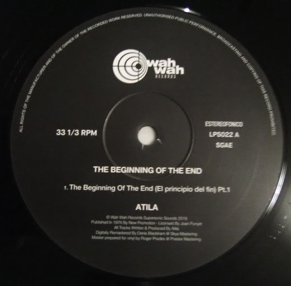 Atila - The Beginning Of The End (El Principio Del Fin)(VINYL) | Mint (M)-