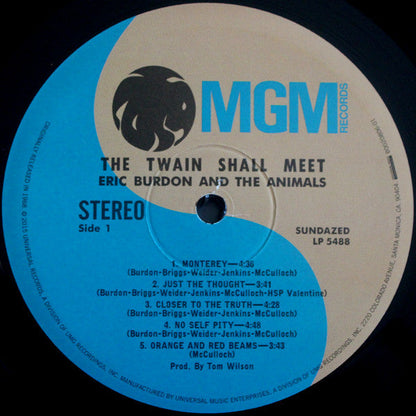 Eric Burdon & The Animals - The Twain Shall Meet | Mint (M) Mint (M)-
