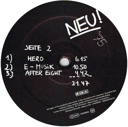 Neu! - Neu! '75 (VINYL) | Mint (M) Mint (M)-