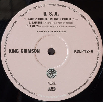 King Crimson - USA | Mint (M) Mint (M)-