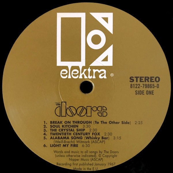 The Doors - The Doors (180 GRAM VINYL / IMPORT) | Mint (M) Mint (M)-
