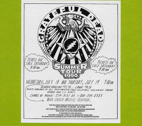 Dave's Picks, Volume 40 (3xCD)(Deer Creek Music Center, Noblesville, IN • 7/18-19/90 | Mint (M) Near Mint (NM)-