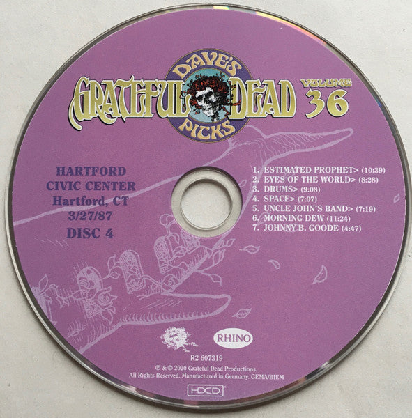 Dave's Picks, Volume 36 (CD BOX)(Hartford Civic Center, Hartford, CT • 3/26-27/87) | Mint (M) Near Mint (NM)-