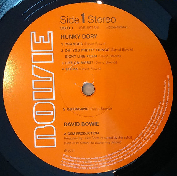 David Bowie - Hunky Dory | Mint (M) Mint (M)-