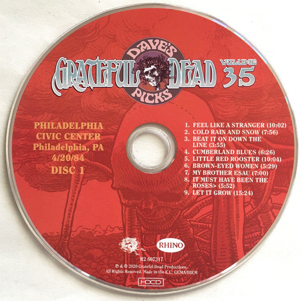Dave's Picks, Volume 35 (3xCD)(Philadelphia Civic Center, Philadelphia, PA • 4/20/84) | Mint (M) Near Mint (NM)-