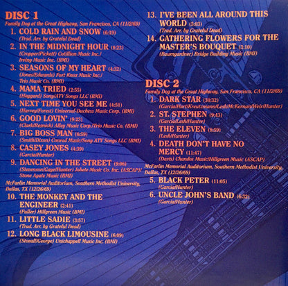 Dave's Picks, Volume 43 (3xCD)(San Francisco, 11/2/69 • Dallas, 12/26/69) | Mint (M) Near Mint (NM)-
