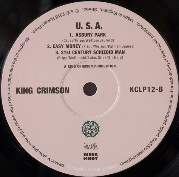 King Crimson - USA | Mint (M) Mint (M)-