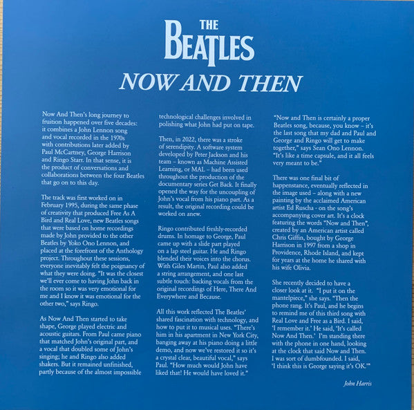 The Beatles - Now And Then | Mint (M) Mint (M)-